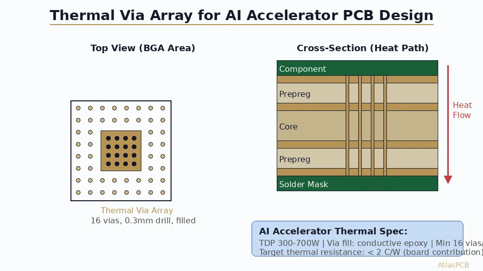 PCB Thermal Design for AI Inference Accelerators