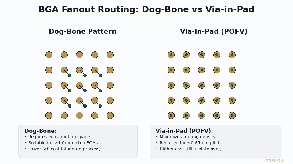 BGA Fanout Routing Strategies