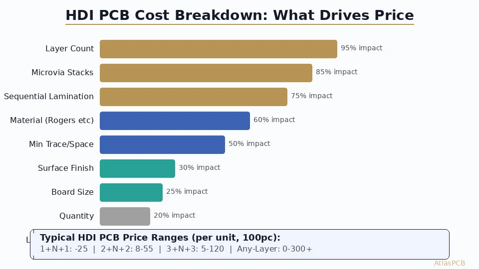HDI PCB Cost Breakdown