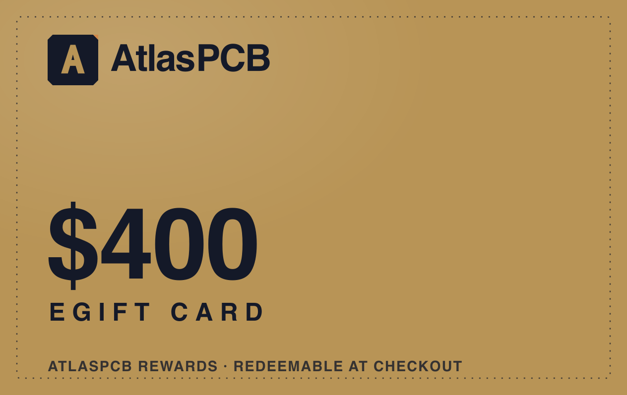 AtlasPCB eGift Card — $400